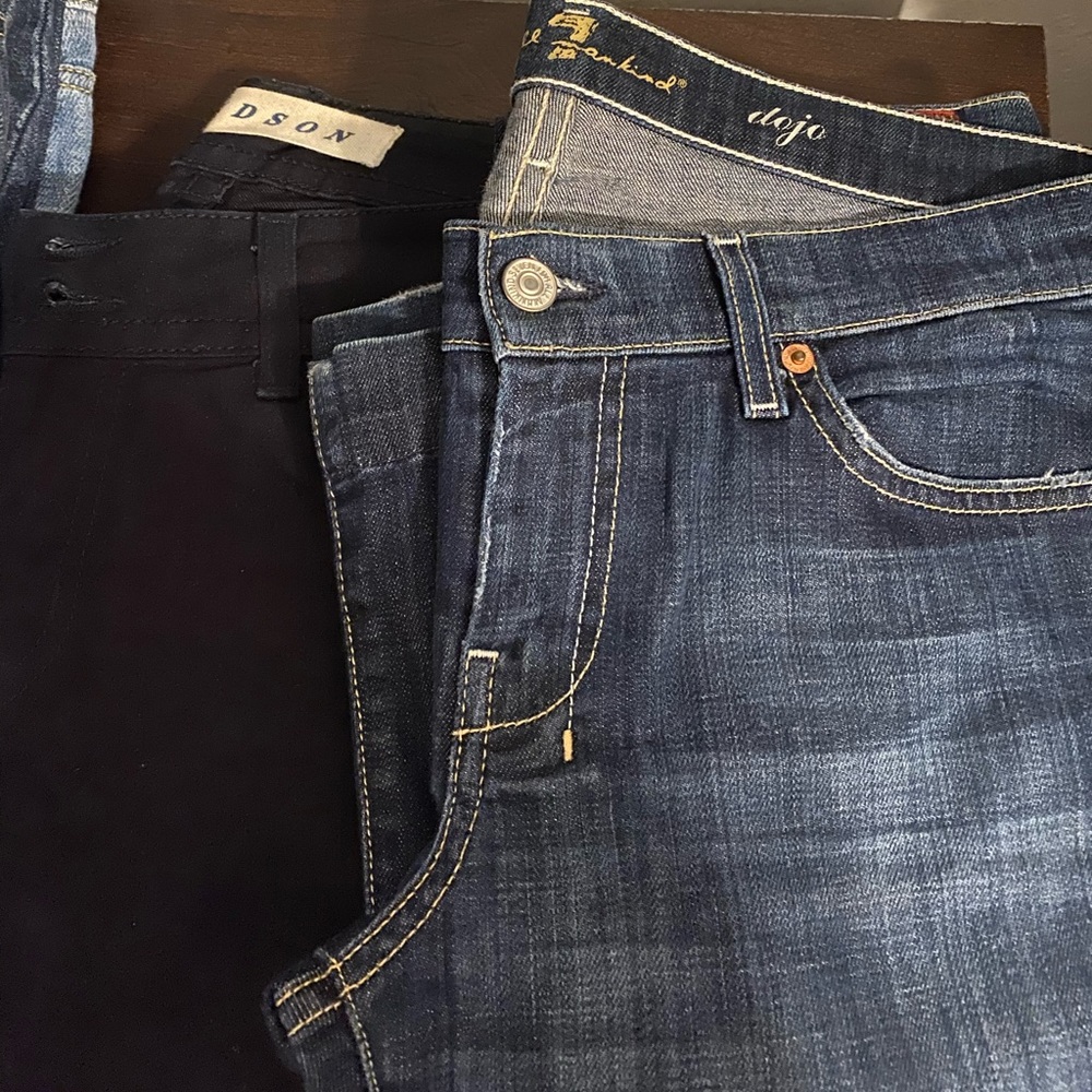 2 jeans bundle. Seven Jeans “Dojo” Hudson jeans